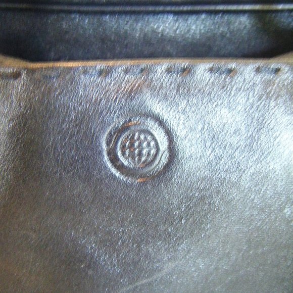 Black Leather Max Studio Shoulder Purse - Picture 6 of 10
